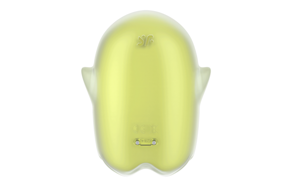 Glowing Ghost Gelber Doppelvibrator | Leuchtet im Dunkeln