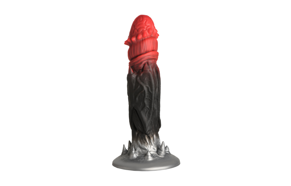 Count Cockula Silikon-Dildo 22,9 cm – Rot/Schwarz | XR Brands