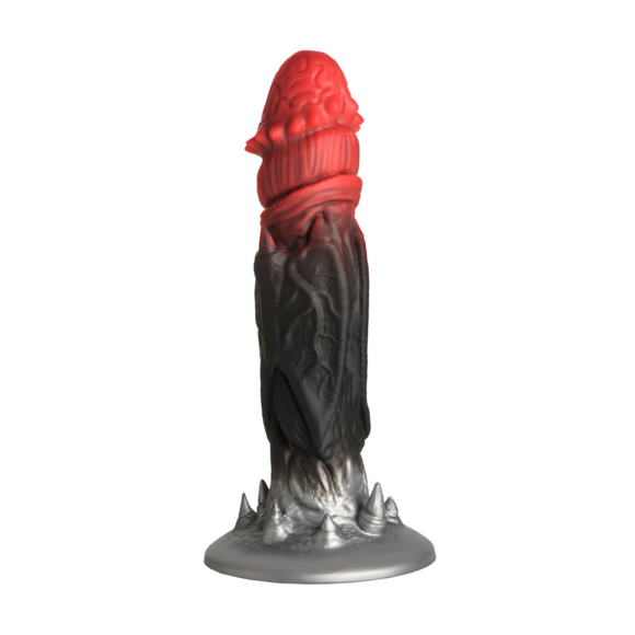 Count Cockula Siliconen Dildo 22,9 cm - Rood/Zwart | XR Brands
