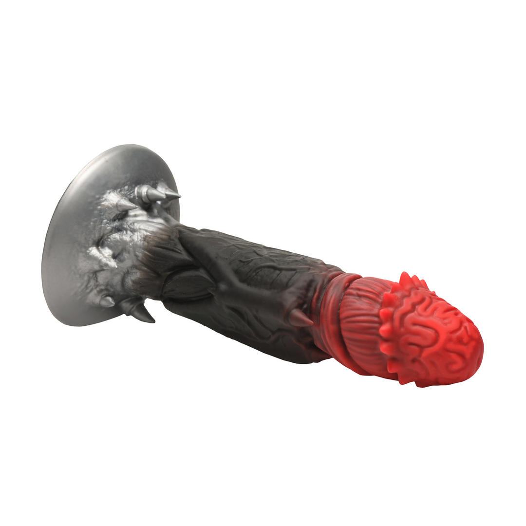 Count Cockula Silikon-Dildo 22,9 cm – Rot/Schwarz | XR Brands