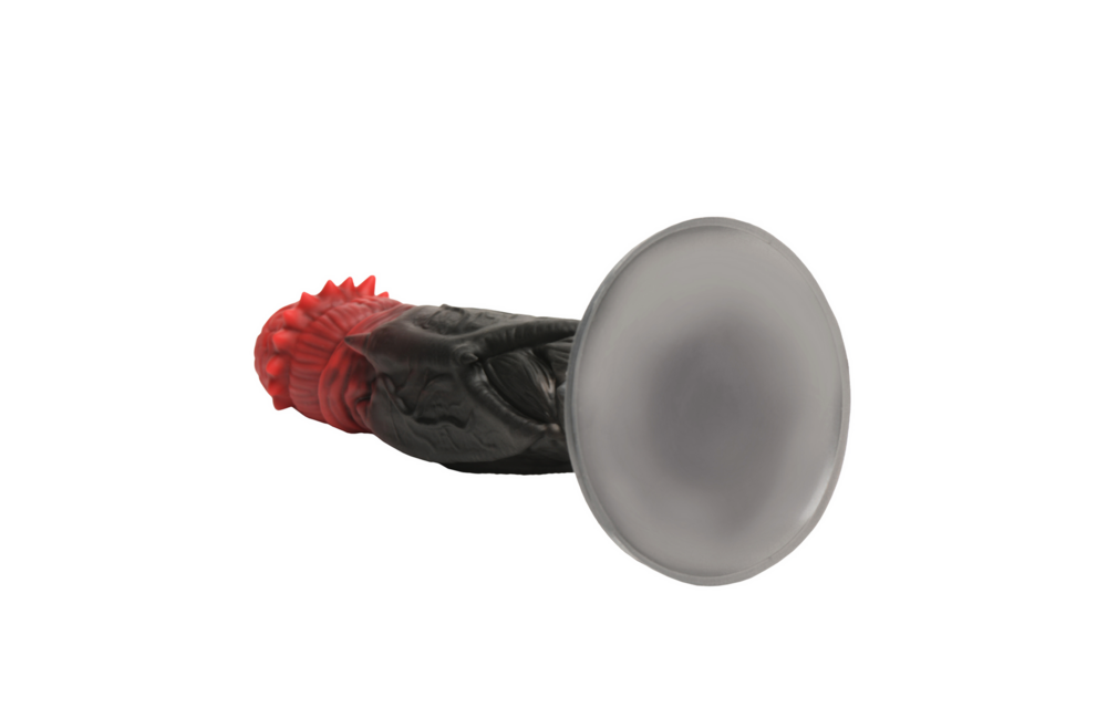 Count Cockula Silicone Dildo 22.9 cm - Red/Black | XR Brands