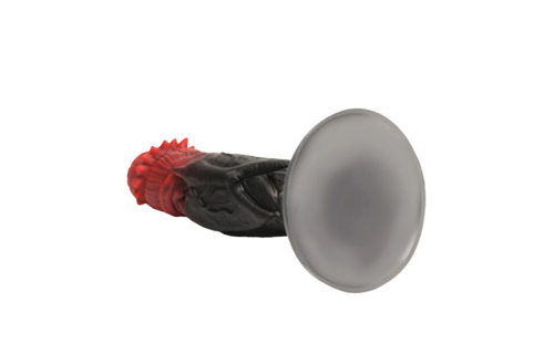 Count Cockula Silikon-Dildo 22,9 cm – Rot/Schwarz | XR Brands