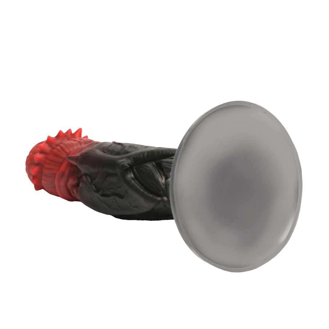 Count Cockula Silicone Dildo 22.9 cm - Red/Black | XR Brands