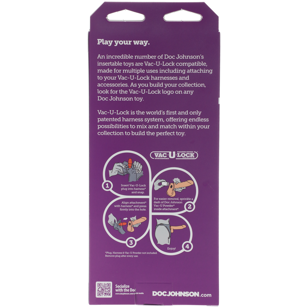 UR3 Cock 18,3 cm Braun – Realistischer Dildo von Doc Johnson