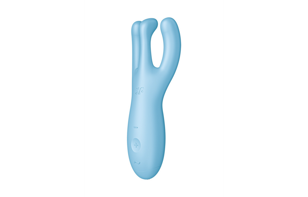 Threesome 4Plus Blau – Lay-on-Vibrator mit App & 3 Motoren