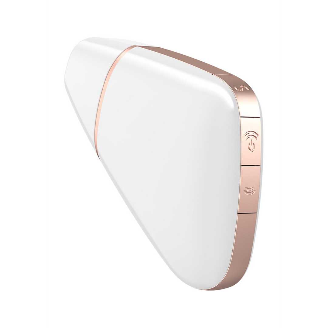 Love Triangle Satisfyer Wit | Luchtpulserend & Vibrerend Genot