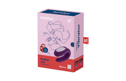 Double Joy Partner Vibrator Paars - Ultiem Genot & Verbinding
