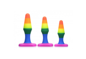 Silikon-Anal-Trainer-Set 3,5 Zoll – Buttplugs für Anfänger