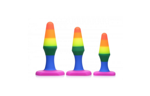 Silikon-Anal-Trainer-Set 3,5 Zoll – Buttplugs für Anfänger