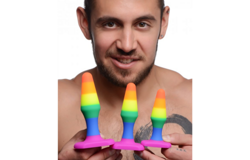 Siliconen Anale Trainer Set 3,5 inch – Beginners Buttplugs