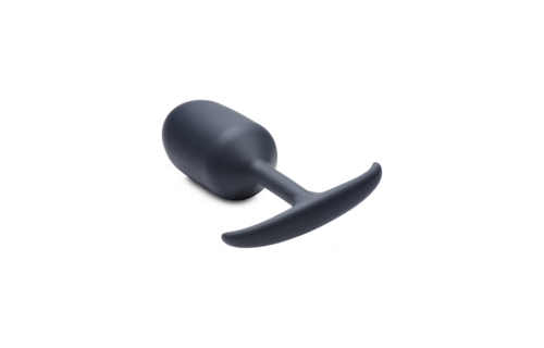 Premium silicone weighted anal plug 16.7 cm extra large
