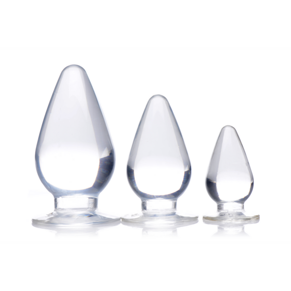 Triple Cones Anal Plug Set 3 Pieces - 6 to 10 cm | XR Brands