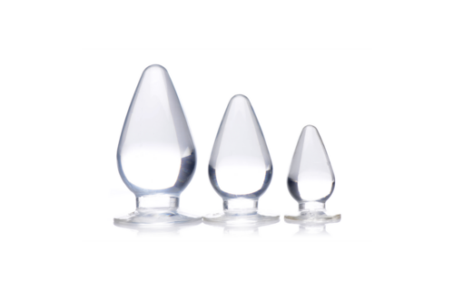 Triple Cones Anale Plug Set 3 Stuks - 6 tot 10 cm | XR Brands