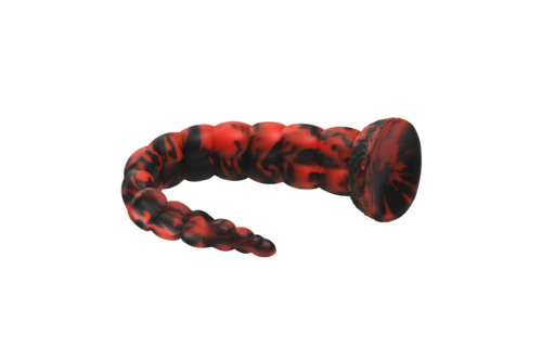 Stinger Silicone Dildo 36.8 cm Red/Black – Unique & Bold