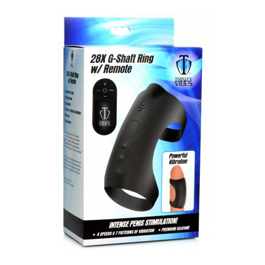 G-Shaft Cockring met Afstandsbediening | Premium Siliconen