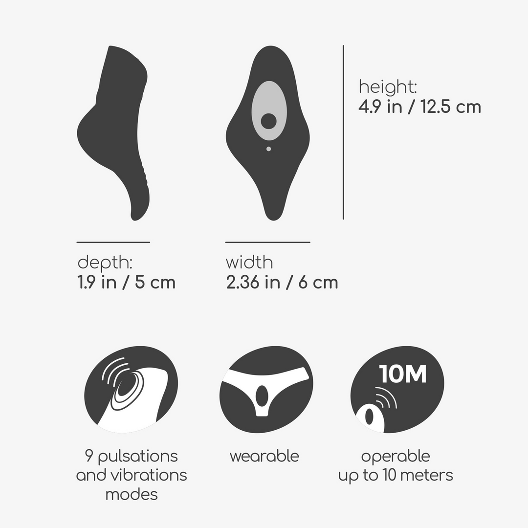 Mobula - Panty Vibrator met Afstandsbediening - Roze