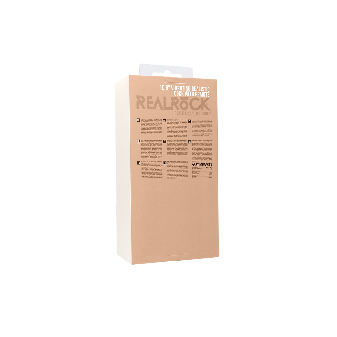 Vibrierender Realistischer Penis mit Hodensack - 10 / 25 cm