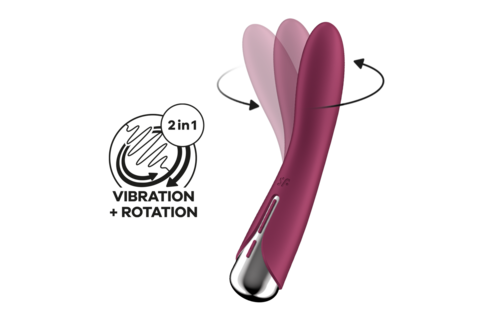 Spinning Vibe 1 - Rotating G-Spot Vibrator - Red