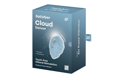 Cloud Dancer Blau | Luxuriöser Silikon-Vibrator von Satisfyer