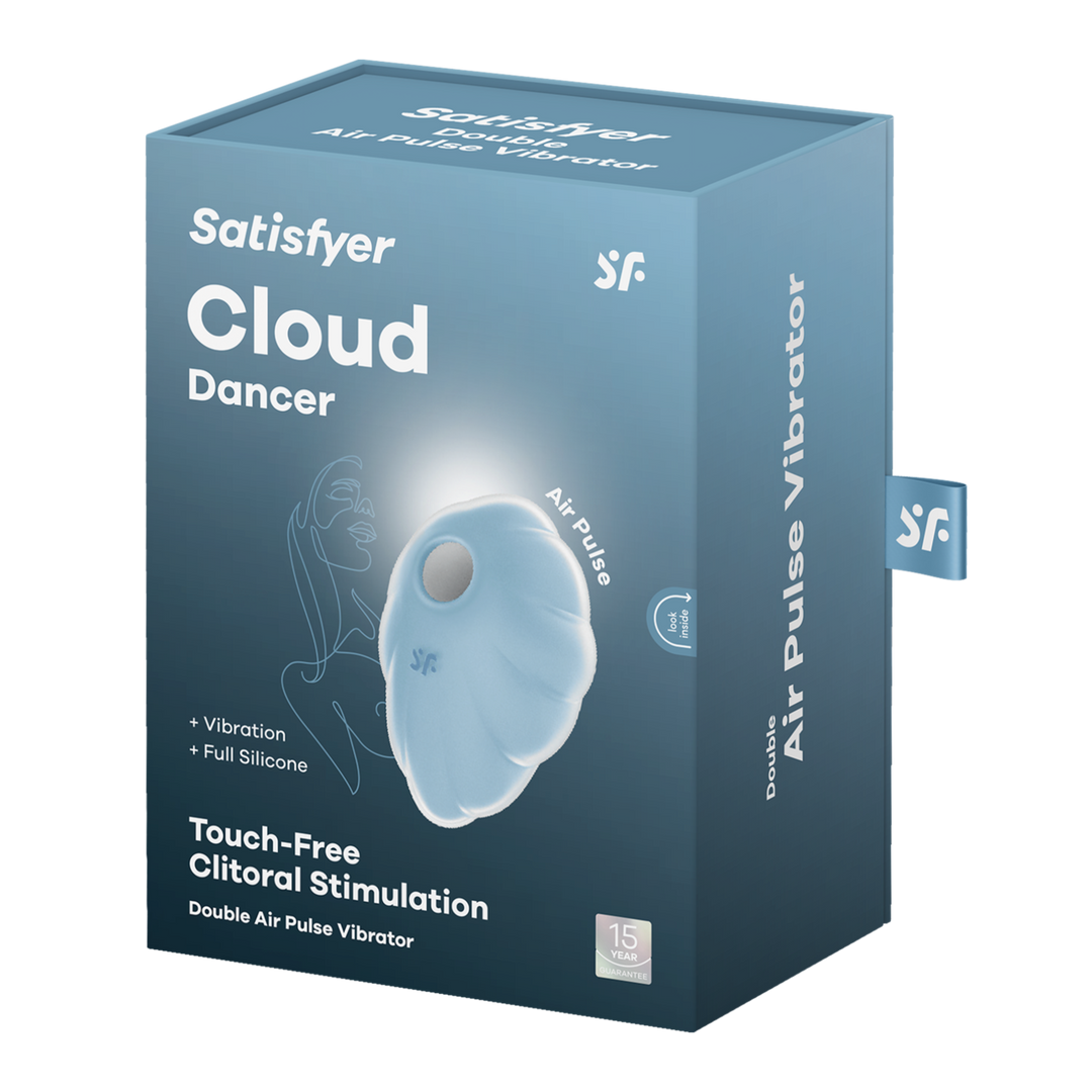 Cloud Dancer Blauw | Luxe Siliconen Vibrator Satisfyer