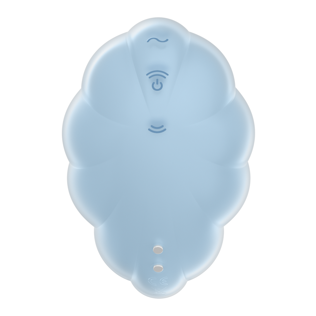 Cloud Dancer Blau | Luxuriöser Silikon-Vibrator von Satisfyer