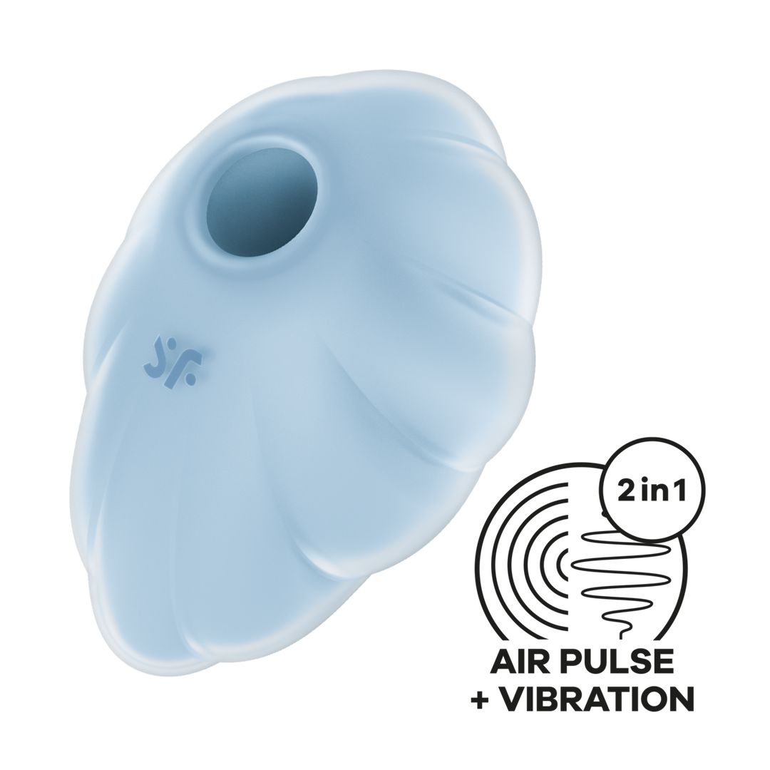 Cloud Dancer Blauw | Luxe Siliconen Vibrator Satisfyer