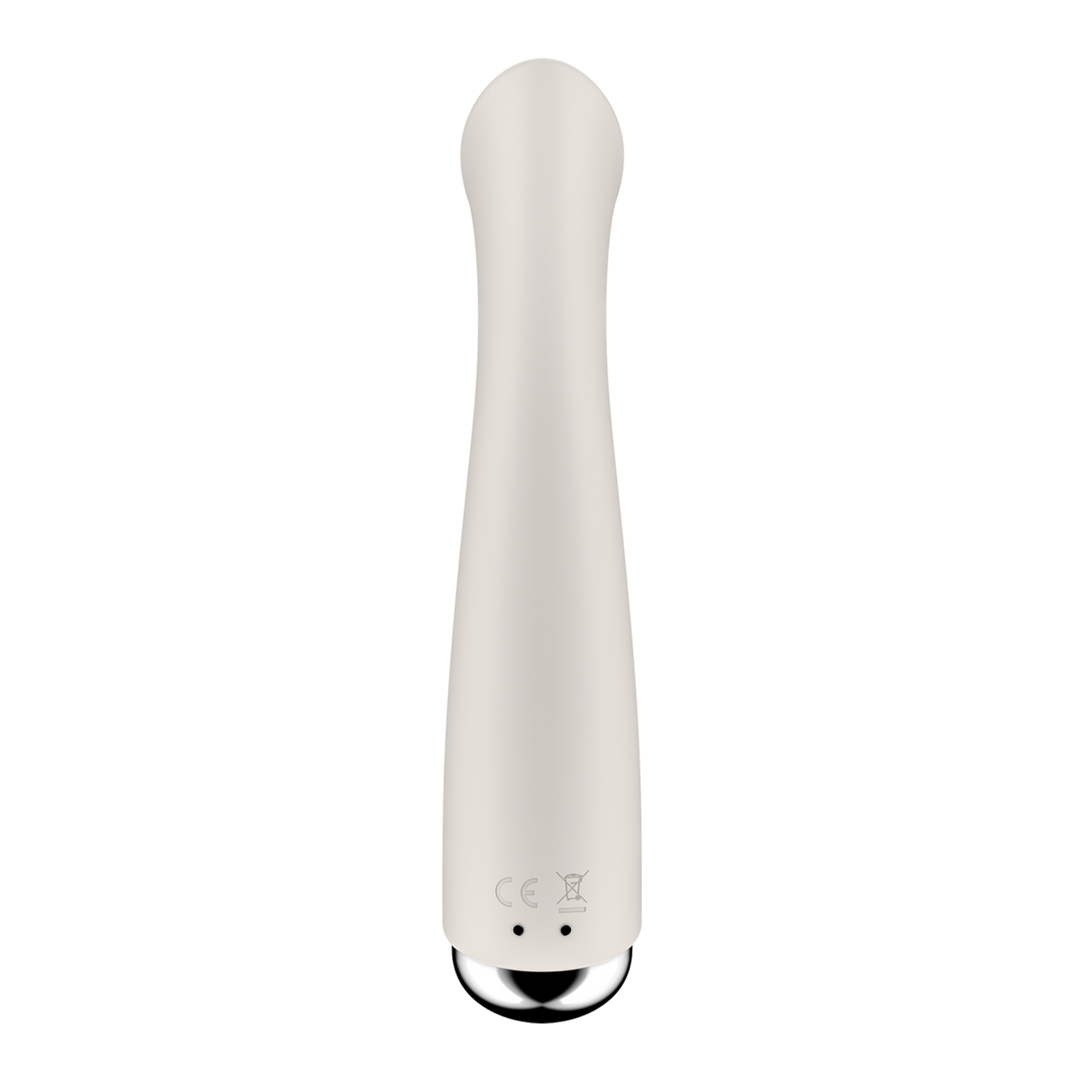 Spinning G-Spot 1 – Rotierender G-Punkt-Vibrator Beige | Satisfyer