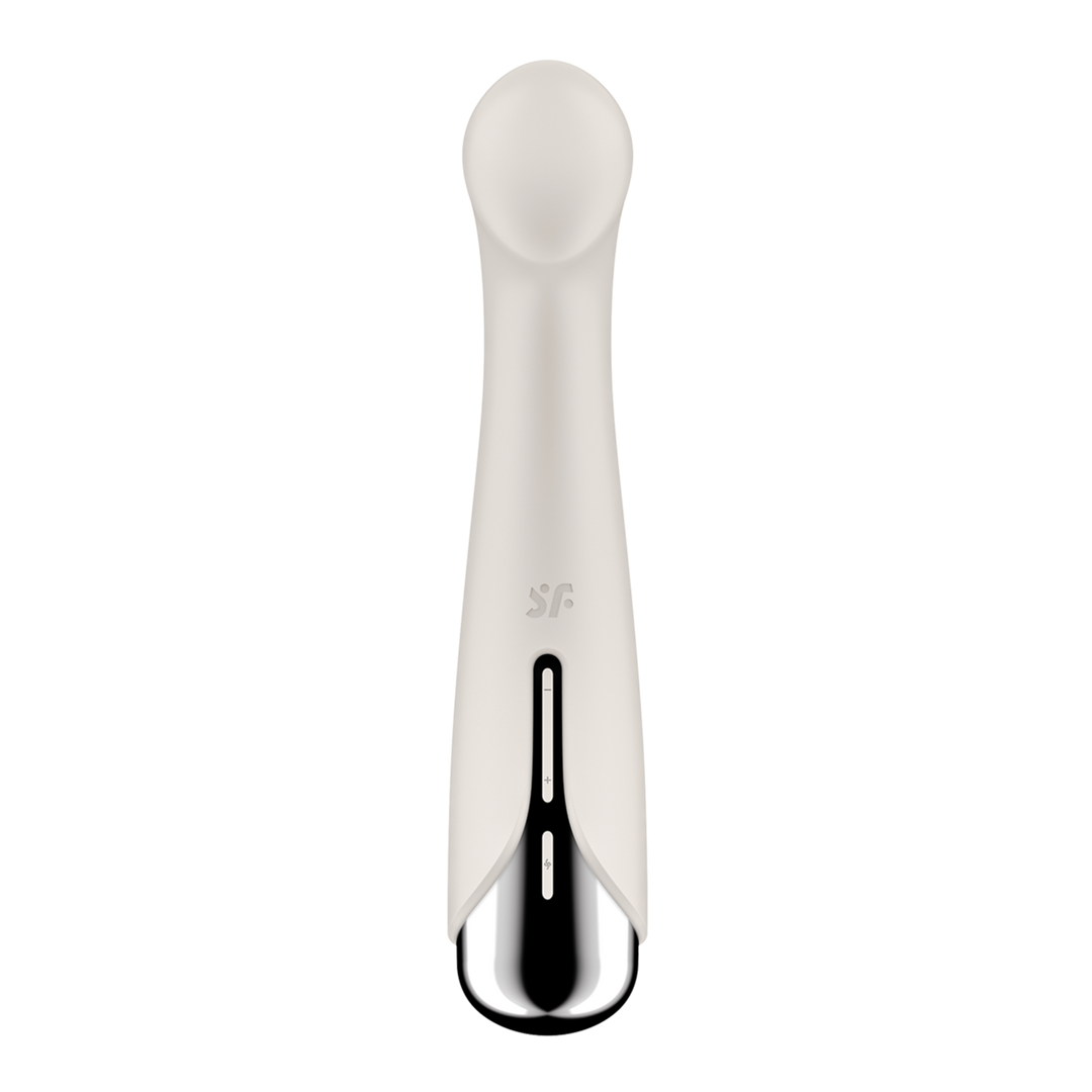 Spinning G-Spot 1 – Rotierender G-Punkt-Vibrator Beige | Satisfyer