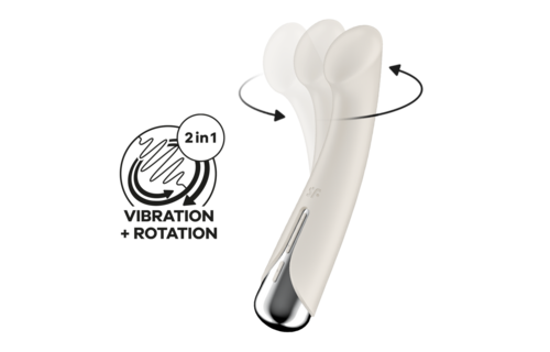Spinning G-Spot 1 – Roterende G-Spot Vibrator Beige | Satisfyer