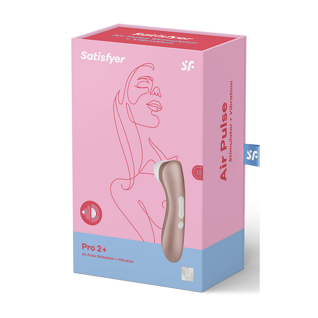Pro 2Plus Airpulse Stimulator – Zachte Vibratie, Licht Goud