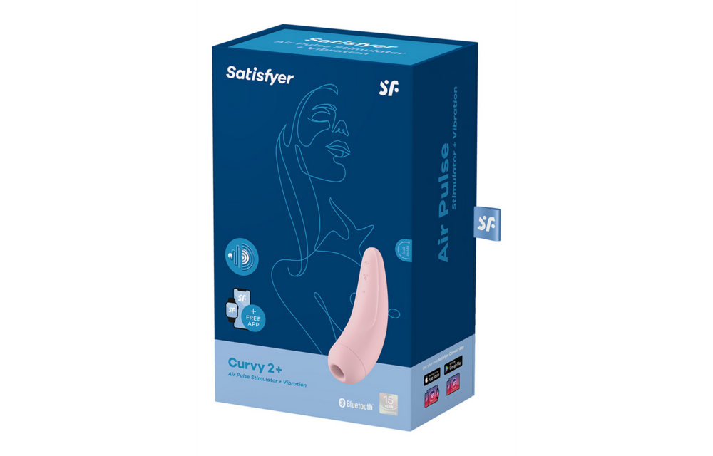 Curvy 2Plus Pink – Luftpuls- und Vibrationsstimulator Satisfyer