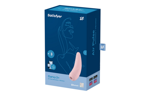 Curvy 2Plus Roze – Luchtpuls & Vibratie Stimulator Satisfyer