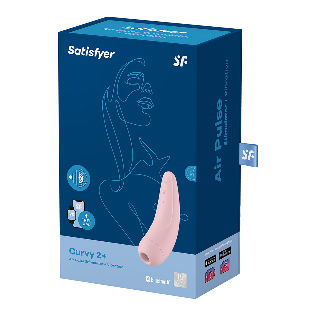 Curvy 2Plus Roze – Luchtpuls & Vibratie Stimulator Satisfyer