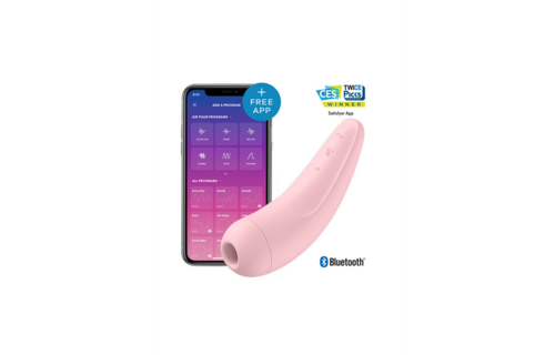 Curvy 2Plus Pink – Luftpuls- und Vibrationsstimulator Satisfyer