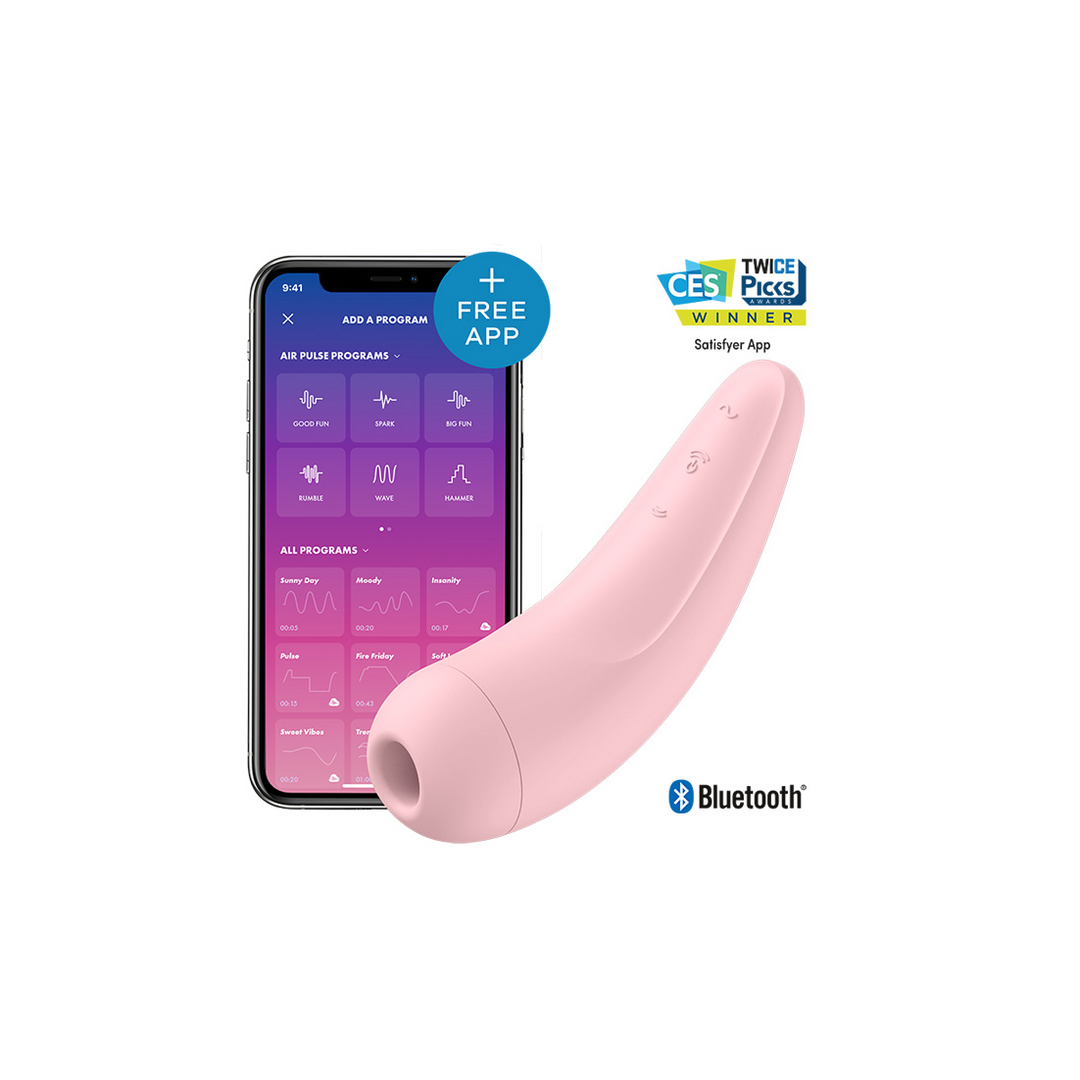 Curvy 2Plus Pink – Luftpuls- und Vibrationsstimulator Satisfyer