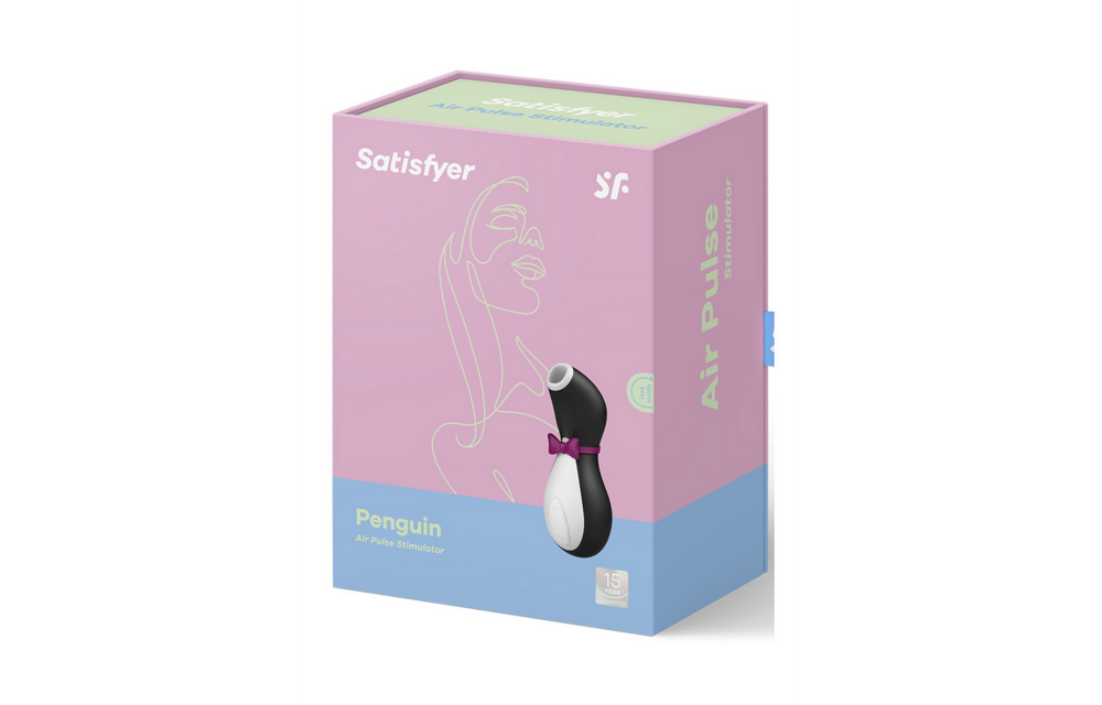 Pinguïn - Air Pulse Stimulator - Zwart/Wit