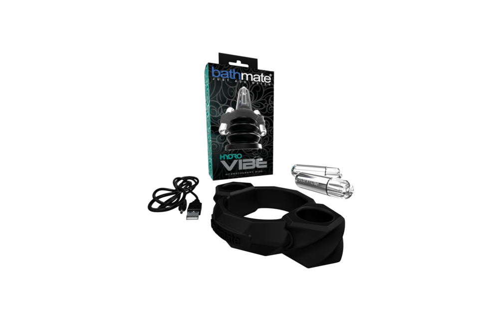 Vibe - Hydro - Vibrerende Penis Pomp Ring - Zwart