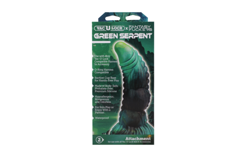 Fantasy Fuckers Green Snake 19.8 cm – Unique Silicone Toy