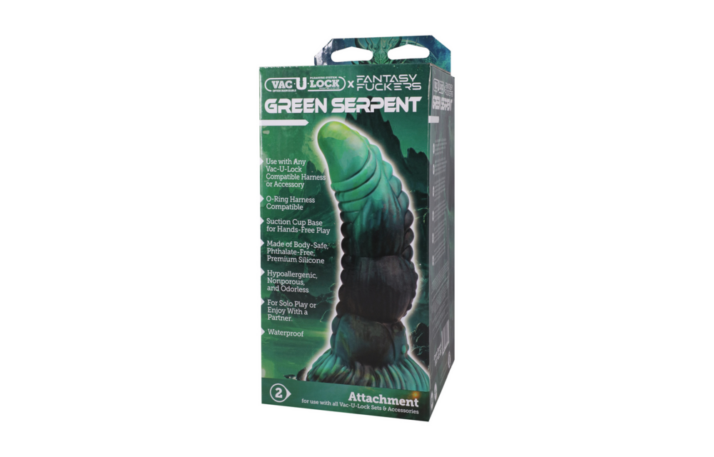 Fantasy Fuckers Green Snake 19.8 cm – Unique Silicone Toy