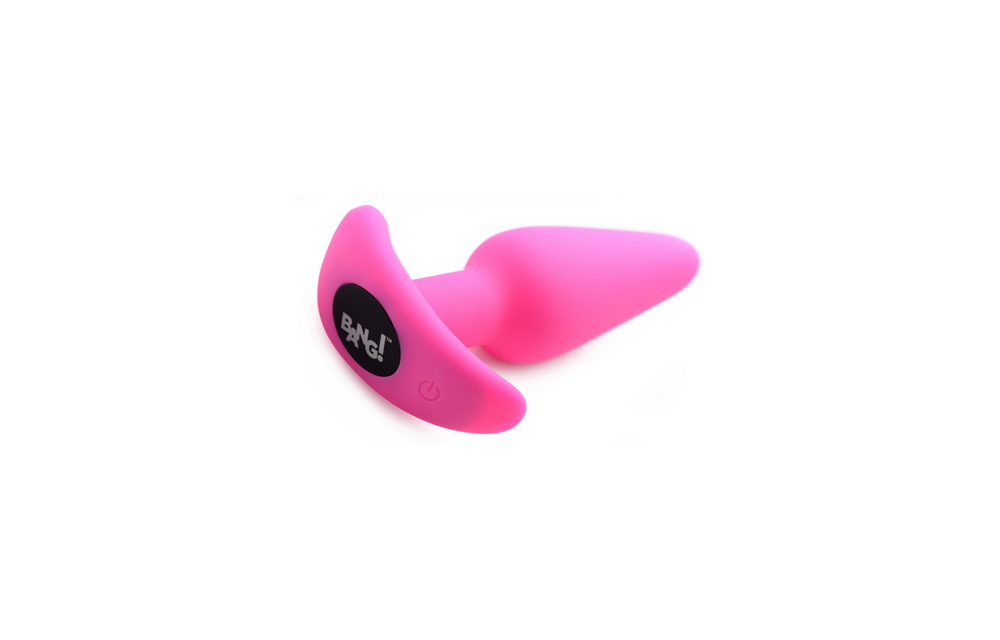 Vibrating Silicone Butt Plug 9 cm | 21 Vibration Patterns