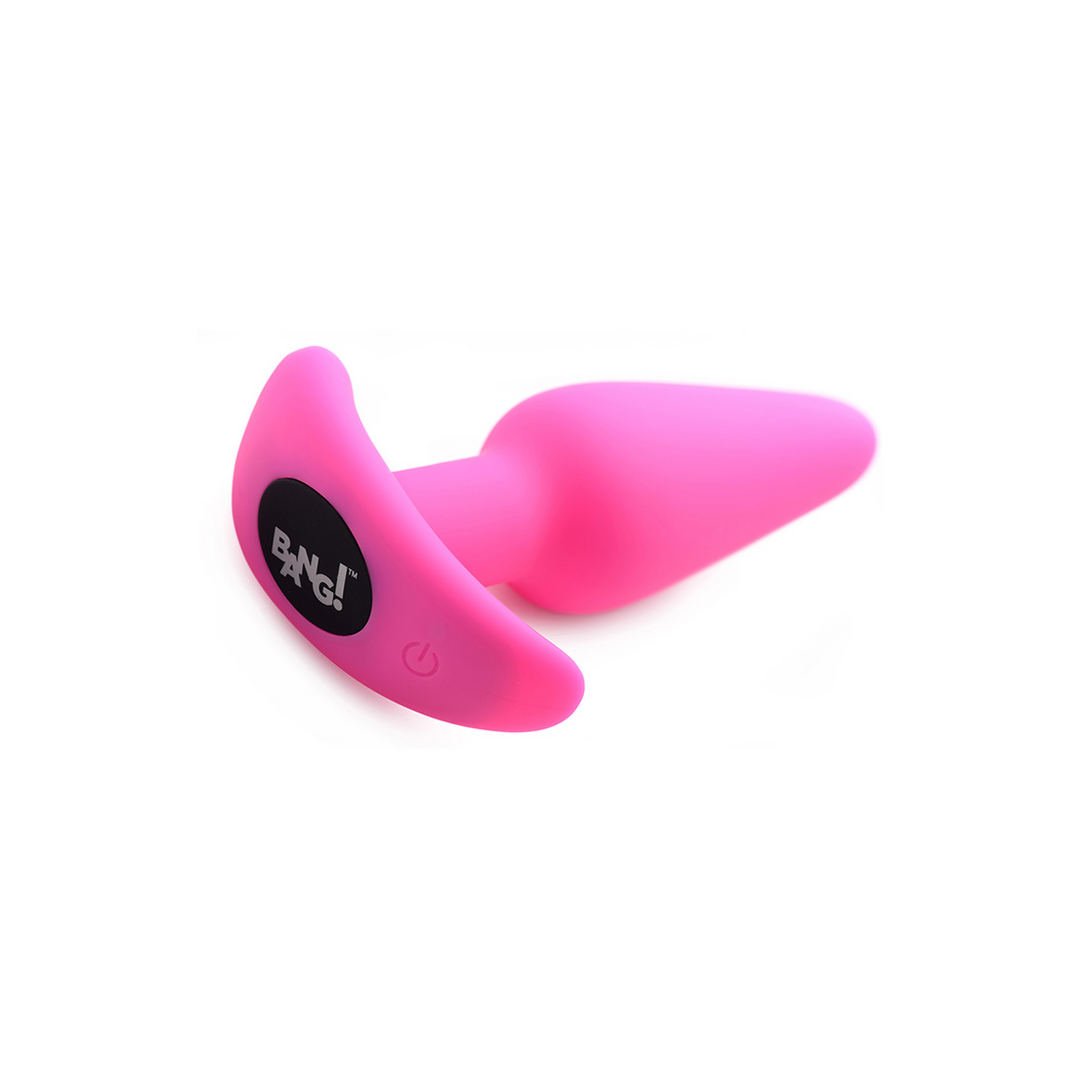 Vibrierender Silikon-Buttplug 9 cm | 21 Vibrationsmuster
