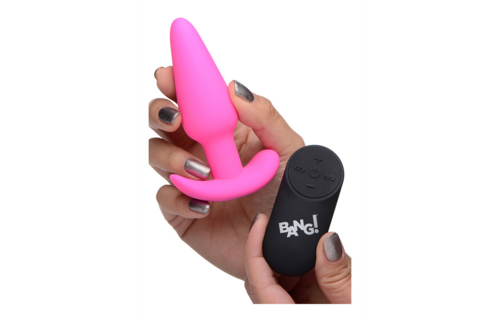 Vibrating Silicone Butt Plug 9 cm | 21 Vibration Patterns