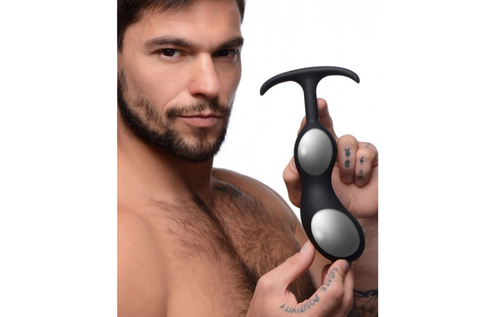 Premium-Silikon-Prostataplug mit Gewicht – Extra großer Komfort