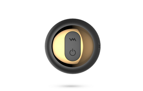 Twister 6 cm - Draaibare Anale Plug Zwart met Afstandsbediening