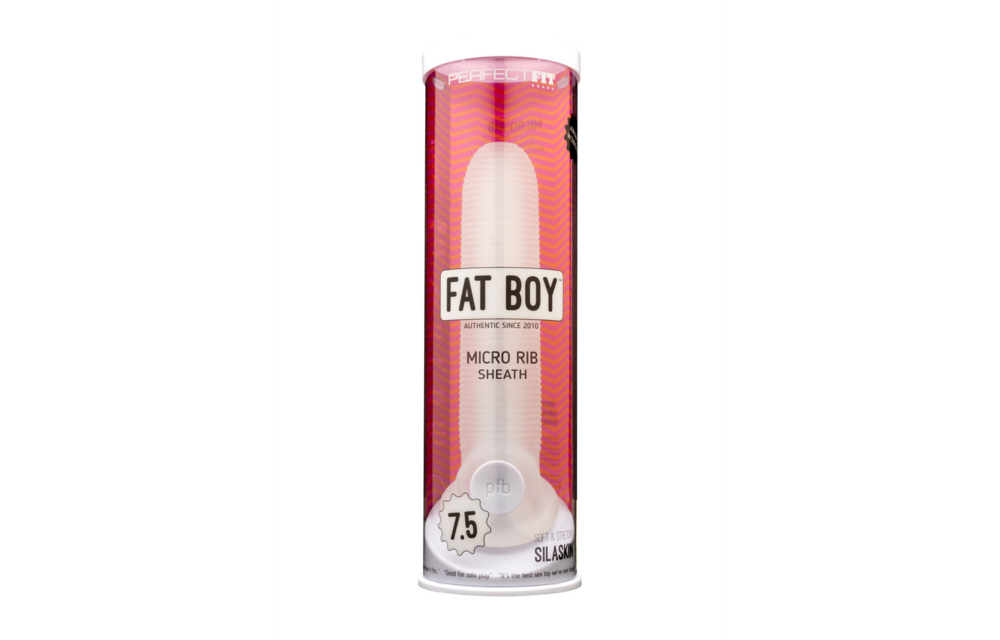 Fat Boy Micro Ribbed Sheath - Comfort & Intense Sensaties