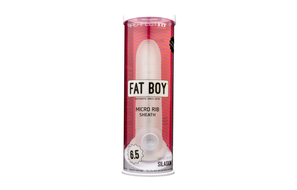 Fat Boy Micro Ribbed Sheath – Comfort & Extra Genot 16,5 cm