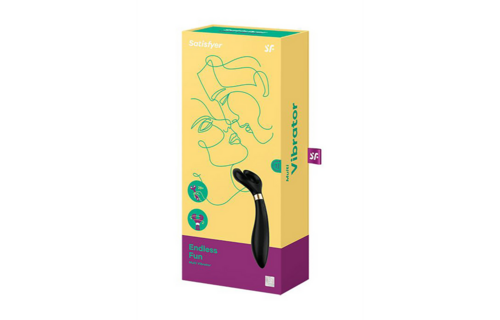 Eindeloos Plezier Partner Vibrator Zwart 2,9 cm - Satisfyer