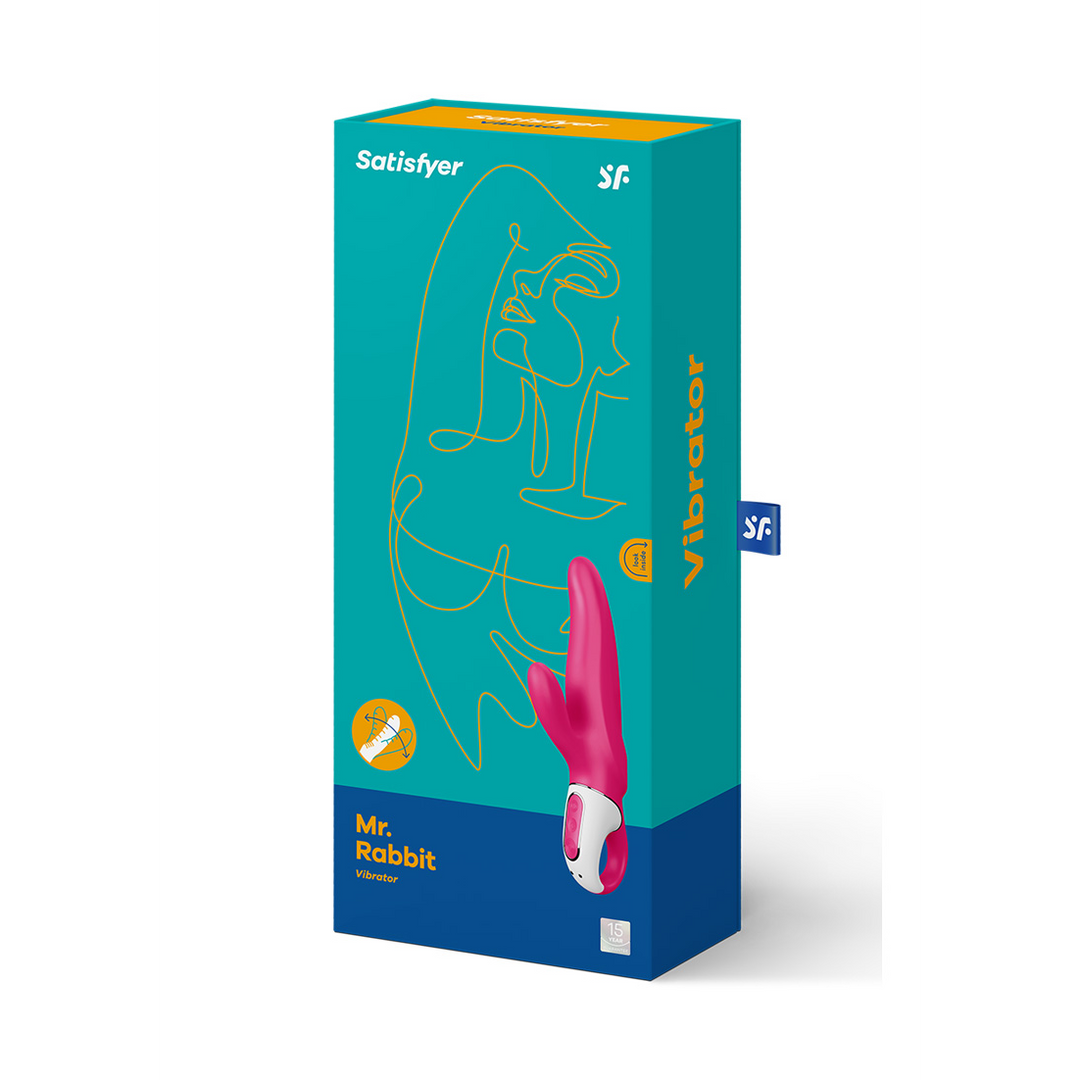 Mr. Rabbit Vibrator Roze – Dubbele Stimulatie & Luxe Genot