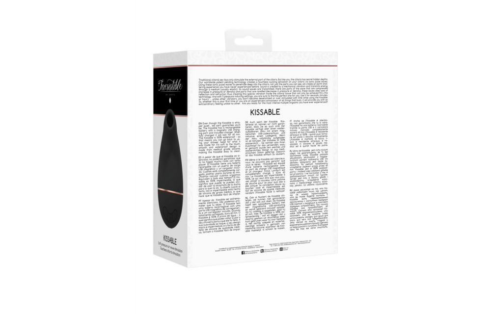 Kissable Suction Vibrator – Intense Orgasms with Airwave Tech