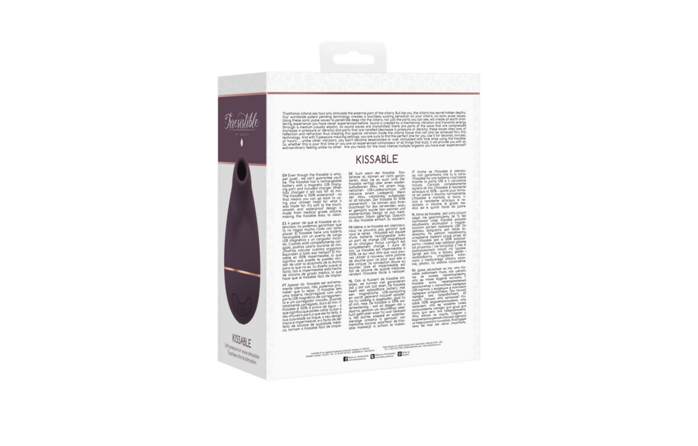 Kissable Zuigvibrator | Stil, Waterdicht & Intense Orgasmes